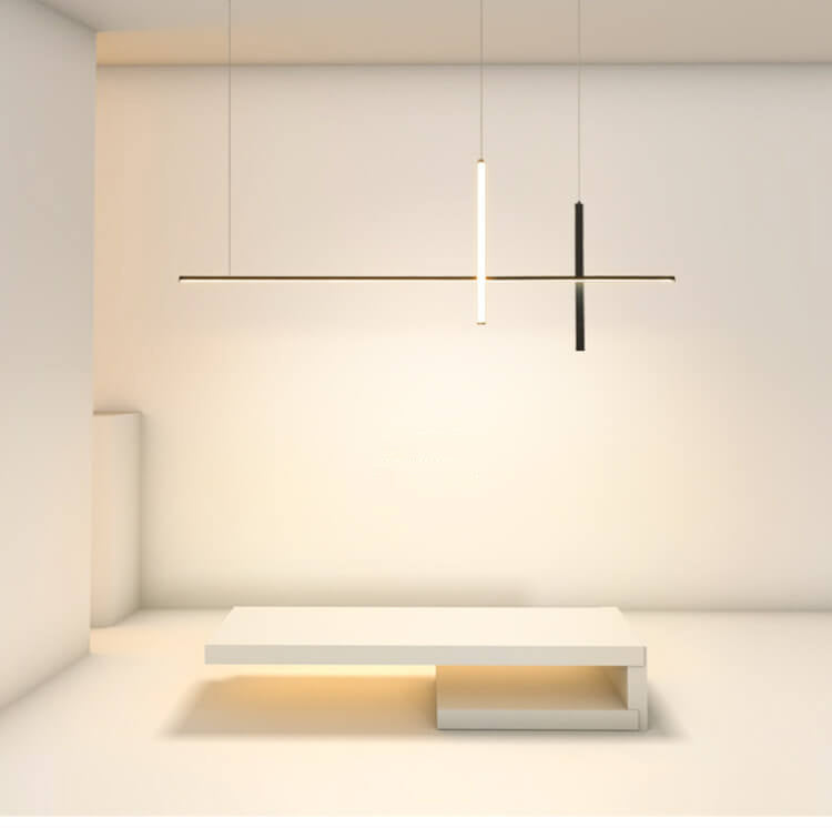 Sleek Modern Long Line LED Chandelier for a Stylish Touch