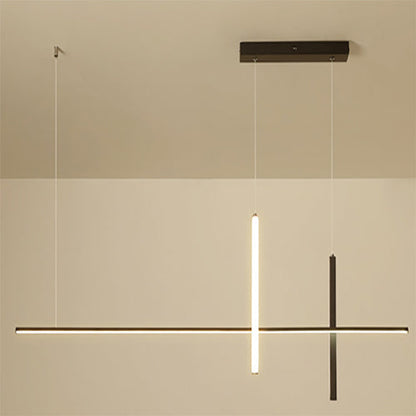 Sleek Modern Long Line LED Chandelier for a Stylish Touch