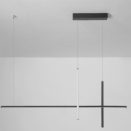 Sleek Modern Long Line LED Chandelier for a Stylish Touch