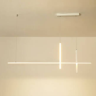 Sleek Modern Long Line LED Chandelier for a Stylish Touch